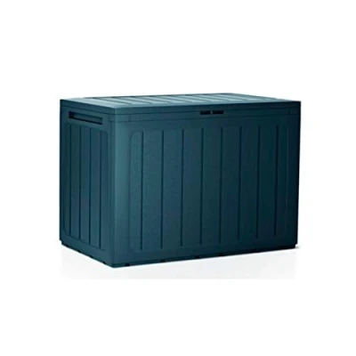 Imagen de Baul de jardin 190 litros Prosperplast Boardebox plastico en color antracita 78 x 43,3 55 cm