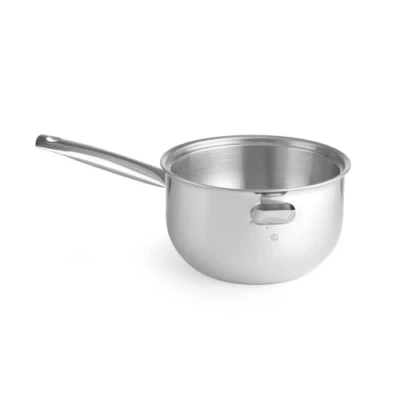 Imagen de HENDI Cazo, olla, cazuela, para baño María, de doble pared, con depósito agua, fundir chocolate, apta todas las fuentes calor, 1 L, 330x165x(h)95 mm, acero inoxidable