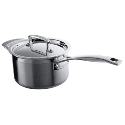 Imagen de Le Creuset Cazo con tapa de acero inoxidable 3 Ply 20 cm, 96200920001000