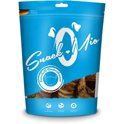 Imagen de SnackOMio Snack Premium para Perros Excelentes brotes de Buey, sin Cereales, 1 Paquete (1 x 700 g)
