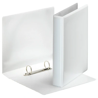 Imagen de Esselte Essentials Carpeta de presentación, PP, 2,5 cm diámetro, 46571 A5, color blanco