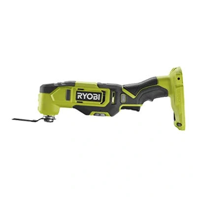 Imagen de RYOBI Multiherramienta 18V ONE+ Herramienta Multiuso Ideal para Cortar Todos los Materiales y Lijar en Lugares Estrechos Se Entrega con Accesorios (Batería Cargador no Incluidos) RMT18 0