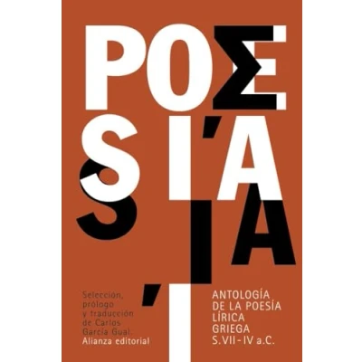 Imagen de Antología de la poesía lírica griega: (siglos VII IV a. C.) (El libro bolsillo Clásicos Grecia y Roma)