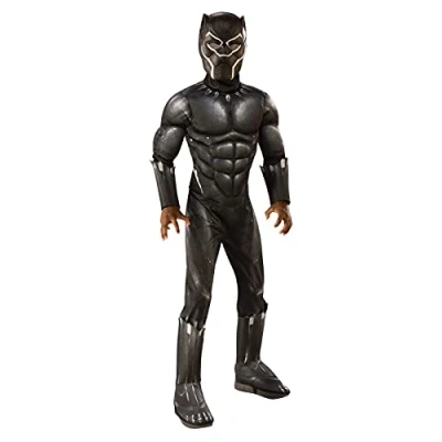 Imagen de Rubies Avengers Pantera Negra Disfraz, Multicolor, L (Rubie&#039;S 700682_L)