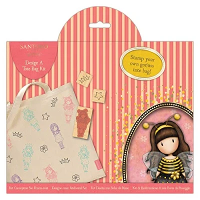 Imagen de Gorjuss Kit de Bolsa Mano, Lienzo, Multicolor, Talla única