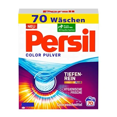 Imagen de Persil Detergente de color en polvo, 70 lavados, potente eliminación manchas para una limpieza higiénica