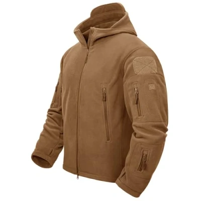 Imagen de TACVASEN Chaqueta Militar Caliente para Hombre a Prueba de Viento Fleece Jacket Arena
