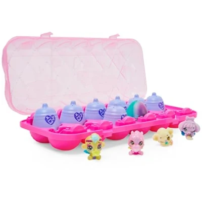 Imagen de Hatchimals CollEGGtibles, Shimmer Babies Caja de huevos para niños (12 unidades)