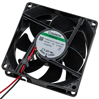 Imagen de Fan 24V DC 0,96W 80x80x25mm 56,1m3/h 2600U/Min Sunon MF80252V31000UA99