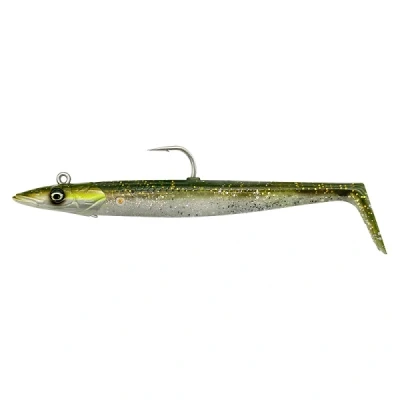 Imagen de Savage Gear Sandeel V2 Green Silver 14cm 33g (2+1) Shads