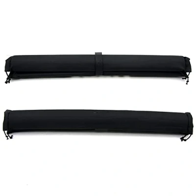 Imagen de Barras Techo Par Almohadillas Oxford para Coche Barra Transversal Acolchada Inflable Cubierta Portaequipajes Tela Protectora Portabicicletas Transversales