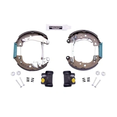 Imagen de HELLA Shoe Kit Pro 8DB 355 003 931 frenos, disco de tambor con cilindro freno rueda, accionador PEUGEOT: 106 II Hatchback