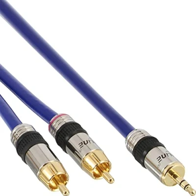 Imagen de Inline 3m Rca/3.5mm Premium Cables De Audio Y Video