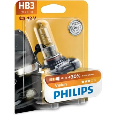 Imagen de PHILIPS 9005PRB1 Lámpara, faro de carretera HB3 12V 60W 3200K Halógena TOYOTA: Auris Hatchback, Familiar, RAV4 III SUV, BMW: 5 Berlina, X5