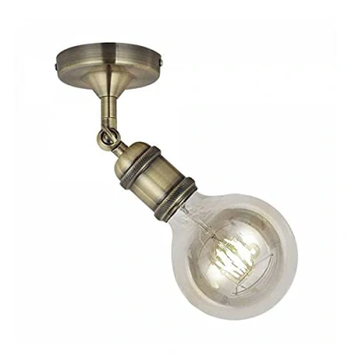 Imagen de wonderlamp W A000018 Centenial Aplique Vintage E27, Oro Viejo, 15 X 10 cm