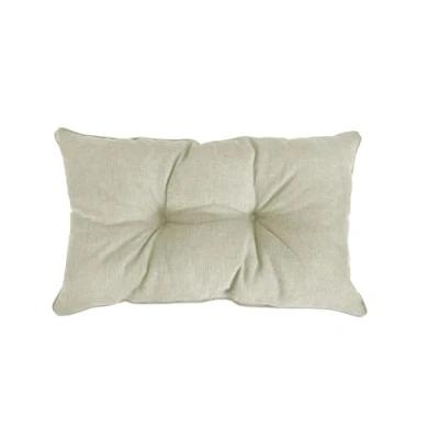 Imagen de POKAR Cojines Lounge Exterior Cojin Respaldo Muebles Mimbre Jardín para Silla Fundas 70x40x10 cm, Beige