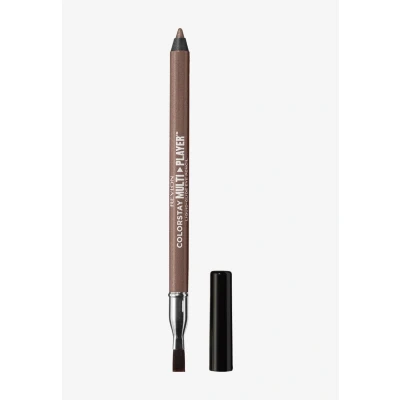 Imagen de Revlon ColorStay Multiplayer Liner, Delineador de ojos multiusos con brocha profesional, textura cremosa, resistente al agua, waterproof, larga duración, tono 404 Under the Radar, 0.8 g