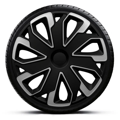 Imagen de AutoStyle PP 5476SB Tapacubos 16in negro/plata