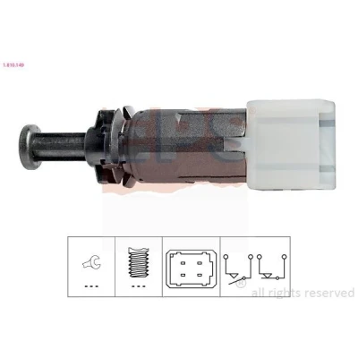 Imagen de EPS 1.810.149 Interruptor luces freno mecánico Made in Italy OE Equivalent RENAULT: ESPACE 4, CLIO 3, 2, OPEL: Movano A Furgón, Vivaro Combi