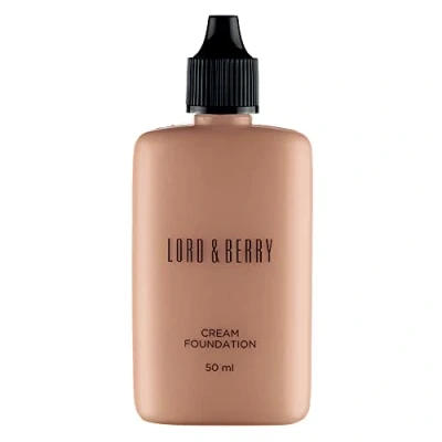 Imagen de Lord &amp; Berry CREAM Foundation Makeup Long Lasting Full Coverage Lightweight Liquid Contains Antioxidants, Moisturizers, UVA UVB Filters Anti Pollution Extracts, Cinnamon