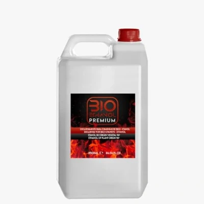 Imagen de Garrafa 2,5 litros Bioetanol Premium para chimeneas Etanol Origen Vegetal