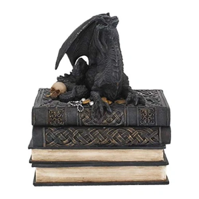 Imagen de Nemesis Now Secrets Of The Dragon Box (19 cm), color negro