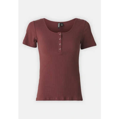 Imagen de Pieces Pckitte Camiseta básica, Mujer, Talla: XS, Apple butter