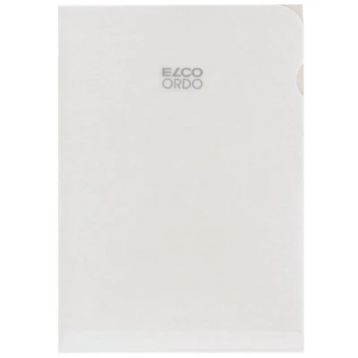 Imagen de ELCO Ordo Carpeta transparente (220 x 310 mm, 80 g/m², escribible, a prueba de rotura, papel Inkjet, 100 unidades), color blanco