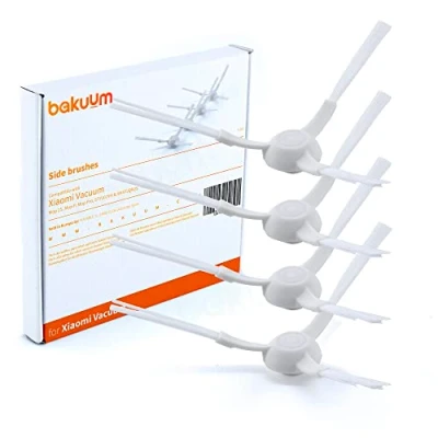 Imagen de BAKUUM Pack 4 cepillos, escobillas laterales, para Xiaomi Mop 2S / P/Mop Pro STYJ02YM XMSTJQR2S. repuestos y accesorios robot aspirador