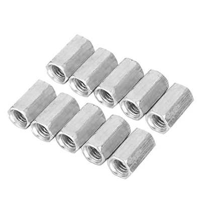 Imagen de Tuerca ， M8 de Varilla larga hexagonal Manguito Separador Sujetadores roscados Roscada （10 piezas）(M8*20)