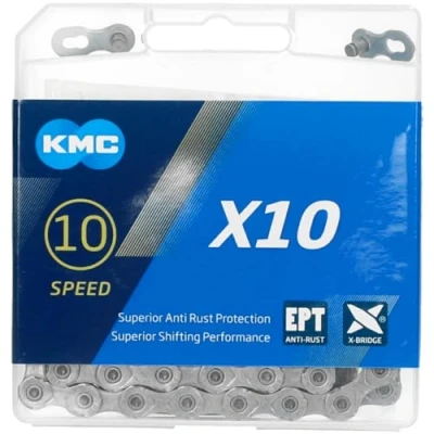 Imagen de CADENA KMC X10 EPT 1/2x11/128 114ESLAB.5.88 10V PL