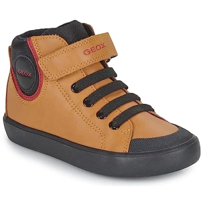 Imagen de Geox J Gisli Boy F, Zapatillas, Dk Yellow Black, 34 EU