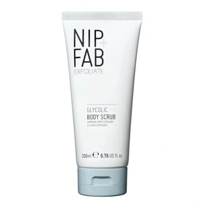 Imagen de Nip+Fab Glycolic Fix Exfoliante corporal, exfoliante, piel suave y radiante, manteca de karité, perlas ricino blanco, 200 ml