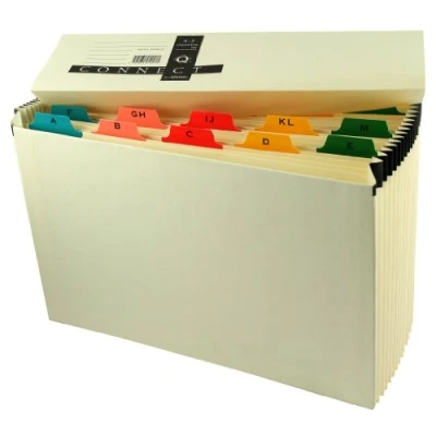 Imagen de Q Connect A Z 19 Pocket Mylar Expanding File