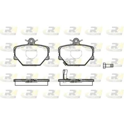 Imagen de ROADHOUSE 2705.02 Juego de pastillas freno SMART: City Coupe, Fortwo II Coupé, Roadster Cabrio