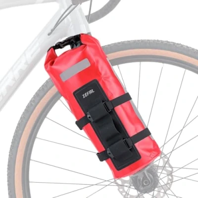 Imagen de ZEFAL Pack Z Adventure Cage + Dry Bag 4L Alforjas Bicicleta para Horquilla o Portaequipajes Bolsa de Impermeable con Soporte Universal Bolsas Bikepacking