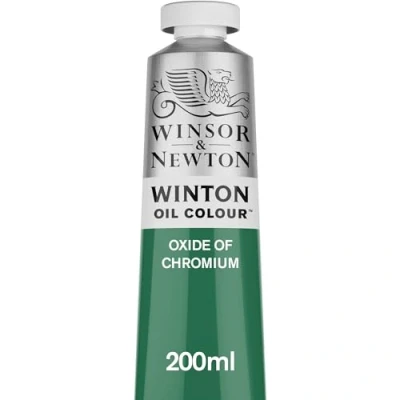 Imagen de Winsor &amp; Newton Winton Tubo de Pintura Al Óleo, 200 ml, Oxido Cromo
