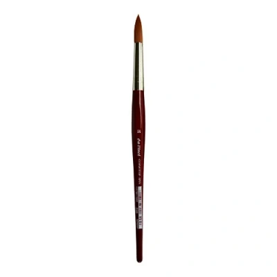Imagen de DA VINCI 5580 Series Pincel para Acuarela, Fibra sintética, Rojo, 24.5 x 0.82 30 cm