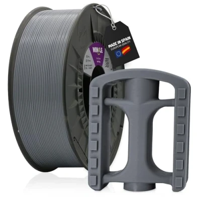 Imagen de WINKLE Filamento ASA Gris Ceniza Impresora 3D 1,75mm 1kg Compatible con Mayoría Impresoras Precisión Dimensional Resistente Bobina