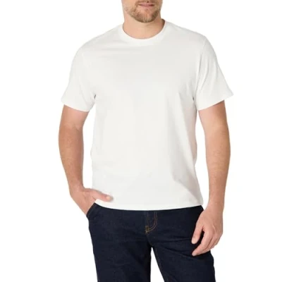 Imagen de Amazon Essentials Camiseta de corte holgado Hombre, Blanco, XL
