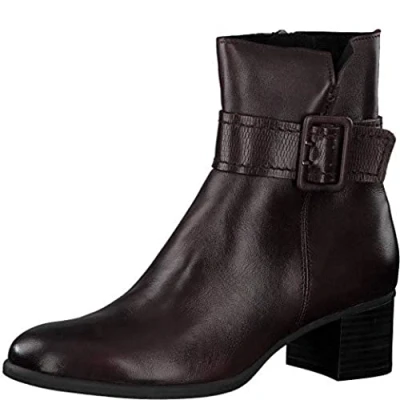 Imagen de Marco Tozzi 2 25367 35, Botas Cortas al Tobillo Mujer, Peine Antic Burdeos, 37 EU