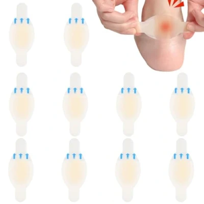 Imagen de iLamvie 10 Piezas Apósitos Para Ampollas,2.8 * 6.9cm,Parche Ampollas Los Pies,Tiritas Deportivas, Venda Adhesiva Impermeable,Prevención De En Pies, Dedos Y Talones