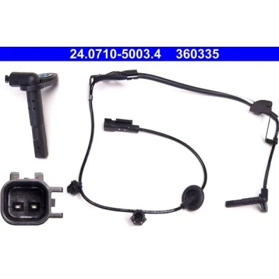 Imagen de ATE 24.0710 5003.4 Sensor de ABS 984 MITSUBISHI: Lancer 7 Limousine, Outlander 2 SUV, II