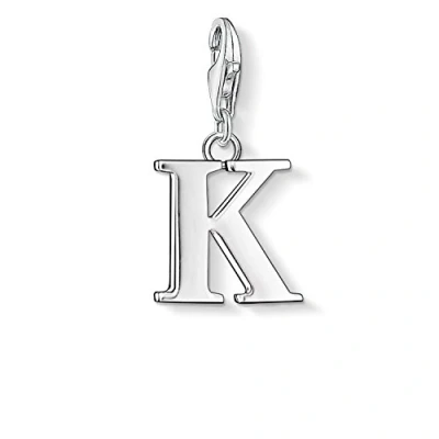 Imagen de Thomas Sabo Charm con Cierre para Mujer de Plata Ley 925/1000, Letra K