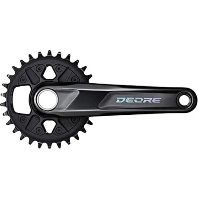 Imagen de SHIMANO SL M6100 Juego de bielas DEORE 1x12V 30 Dientes x 175 mm Negro, Unisex Adult, Black, Talla única