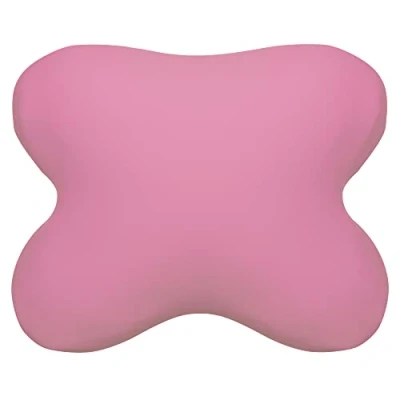 Imagen de Funda Edda Lux Hecha para Almohada Ombracio Tempur, 60/56 x 50/48 cm, de cojin Suave en Forma Mariposa, Jersey algodón 100%, Flamingo