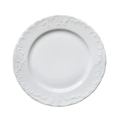 Imagen de Excelsa &quot;&#039; Elisa Rococo Plato Llano Blanco 26