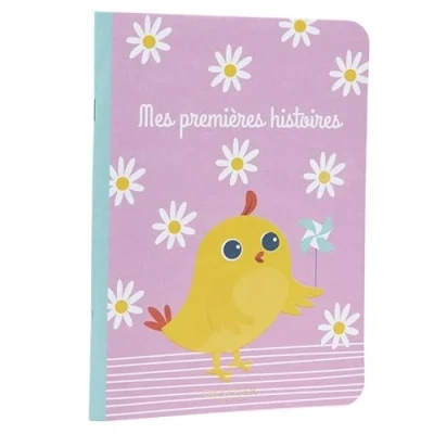 Imagen de Draeger Paris Cuaderno infantil &quot;Mes Premières Histoires&quot; de escritura y dibujo Tapa ilustrada cuadros grandes (Séyès) Papel certificado FSC®