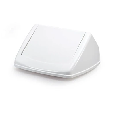 Imagen de Durable 1801574011 Tapa Durabin Flip Lid Square para 40 litros, blanco