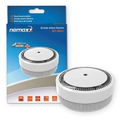 Imagen de Nemaxx M1NX Mini Detector de Humo sensibles, Color Blanco